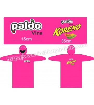 Áo mưa bít một người in quảng cáo